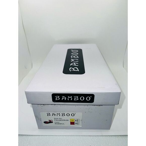 Bamboo Fulmoon-69 Fabric Strap Sandal in Rainbow Size 7 New. - Picture 5 of 10